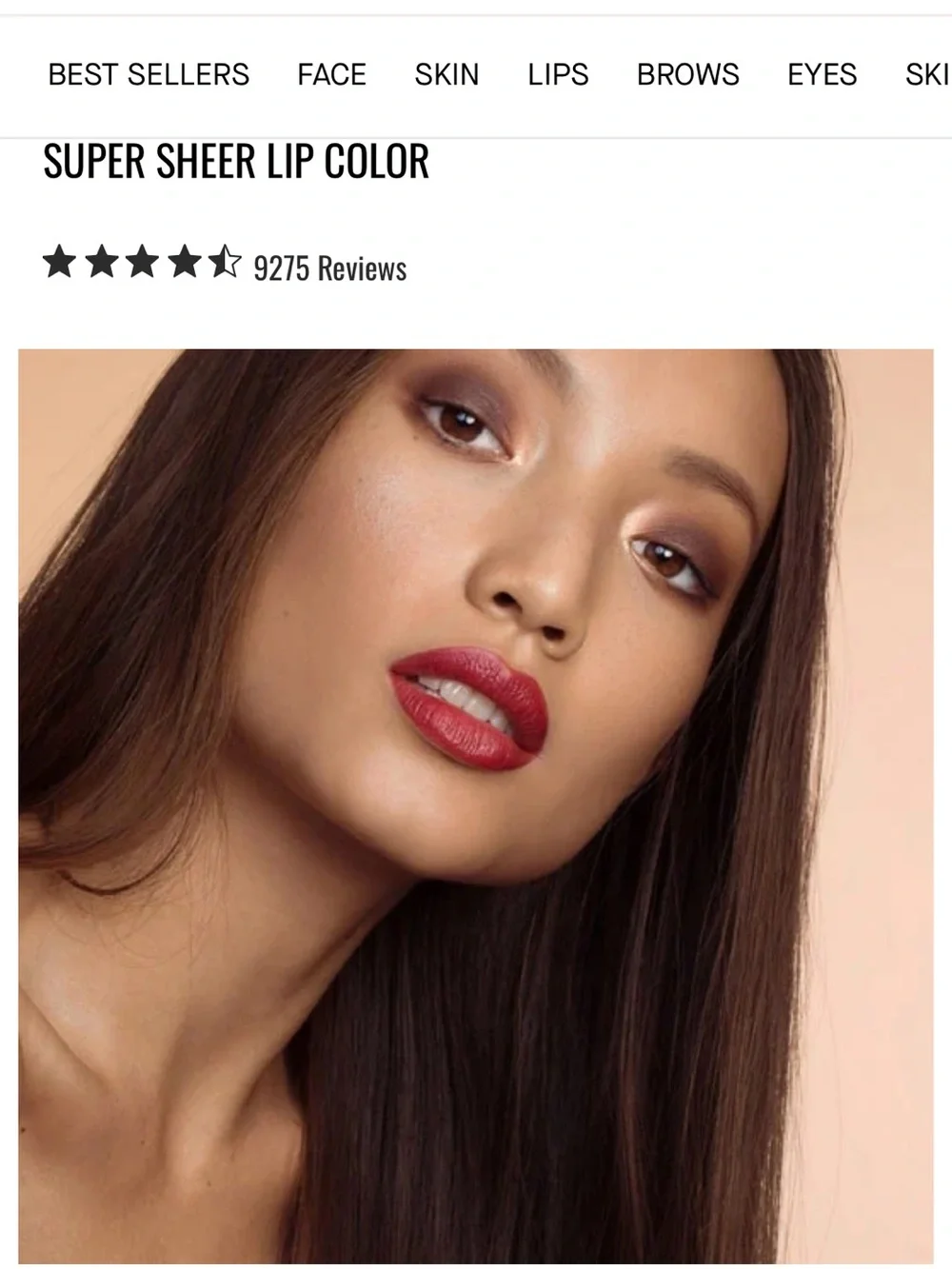 IL MAKIAGE Rave Super Sheer Lip Color - Red Acapulco